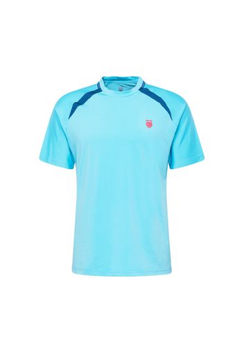 K-Swiss Performance Maglia funzionale 'HYPERCOURT'  blu / blu chiaro / rosso