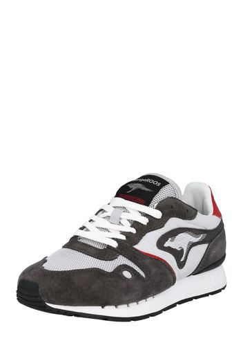 KangaROOS Red Sneaker bassa 'COIL RX'  antracite / grigio chiaro / rosso