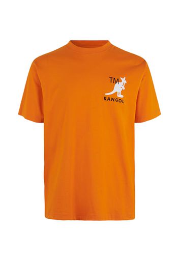 KANGOL Maglietta 'Harlem'  arancione / nero / bianco