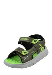 KAPPA Calzatura aperta 'Rex'  verde / cachi