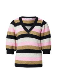 KAREN BY SIMONSEN Pullover 'Candie'  rosa / nero / rosa chiaro / marrone