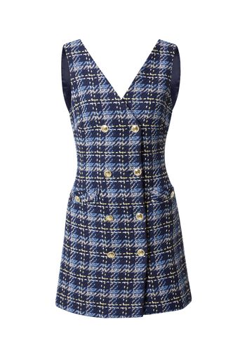 Karen Millen Abito camicia  navy / blu / bianco / giallo