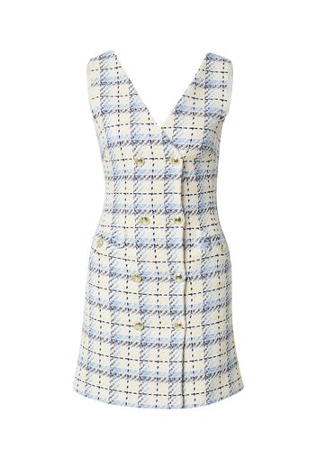 Karen Millen Abito camicia  offwhite / blu chiaro / blu / nero