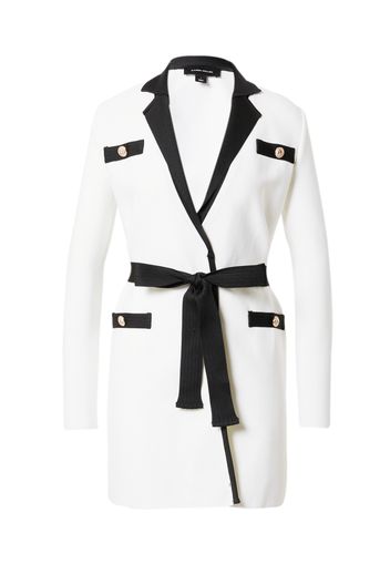 Karen Millen Giacca di mezza stagione  bianco / nero