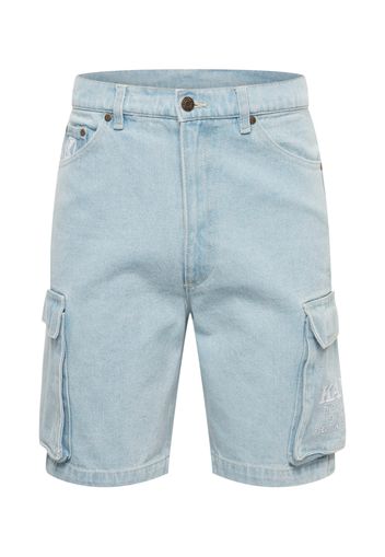 Karl Kani Jeans cargo  blu chiaro / bianco