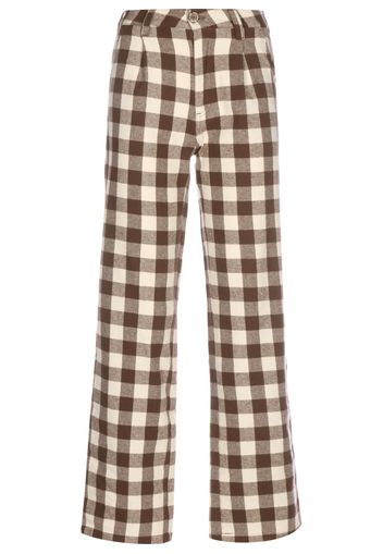 Karl Kani Pantaloni  marrone / crema