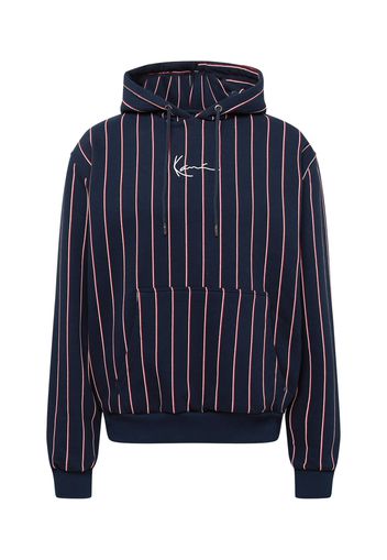 Karl Kani Felpa 'Small Signature Pinstripe'  blu notte / rosso / bianco