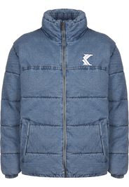 Karl Kani Giacca invernale  blu denim / bianco