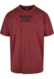 Karl Kani Maglietta  rosso scuro / nero