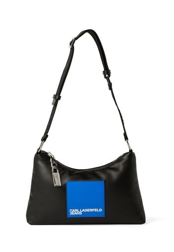 KARL LAGERFELD JEANS Borsa a spalla  blu / nero / bianco