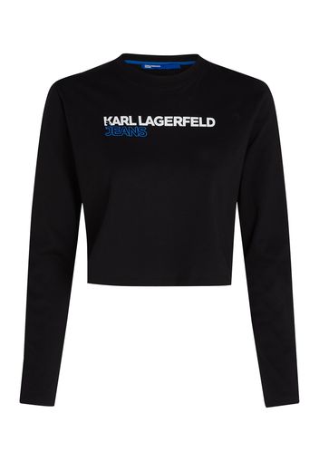 KARL LAGERFELD JEANS Maglietta  blu / nero / bianco