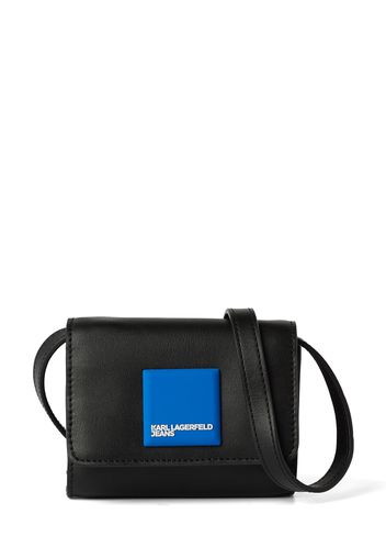 KARL LAGERFELD JEANS Borsa a tracolla  blu cielo / nero / bianco