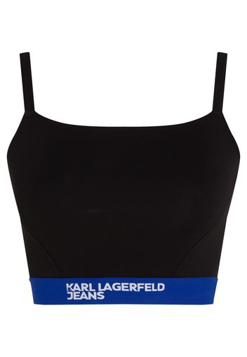 KARL LAGERFELD JEANS Top  blu / nero / bianco