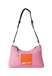 KARL LAGERFELD JEANS Borsa a spalla  arancione chiaro / rosa / nero / bianco