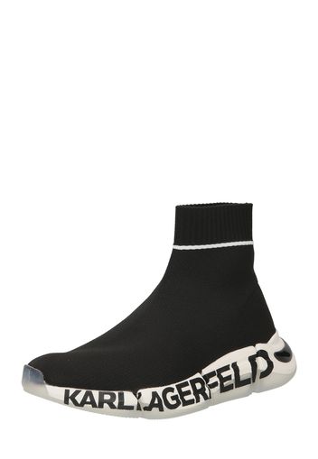 Karl Lagerfeld Sneaker alta 'QUADRA'  nero / bianco