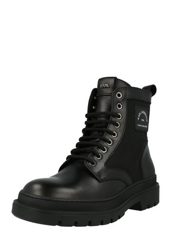 Karl Lagerfeld Boots stringati 'Maison'  nero