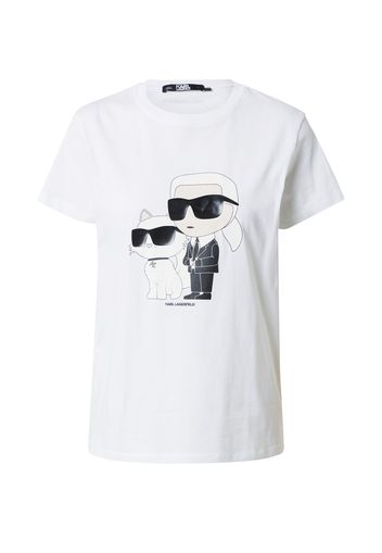 Karl Lagerfeld Maglietta 'Ikonik 2.0'  grigio scuro / nero / bianco