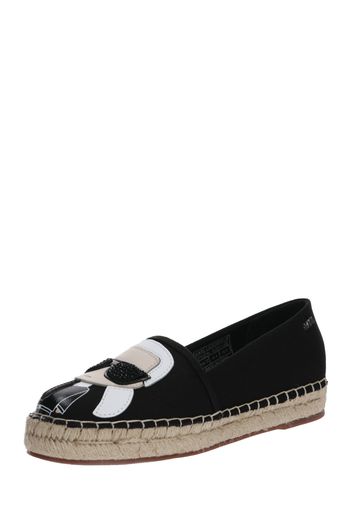 Karl Lagerfeld Espadrillas 'KAMINI'  beige / nero