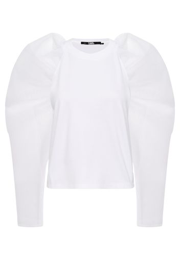 Karl Lagerfeld Top  bianco