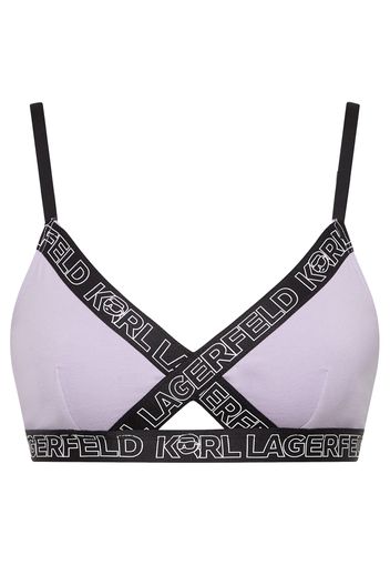 Karl Lagerfeld Reggiseno 'Ikonik 2.0'  lilla pastello / nero / bianco