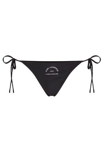 Karl Lagerfeld Pantaloncini per bikini  nero / bianco