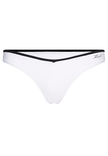 Karl Lagerfeld Pantaloncini per bikini  nero / bianco