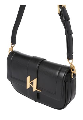 Karl Lagerfeld Borsa a spalla 'Saddle'  oro / nero