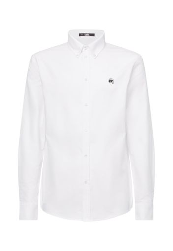 Karl Lagerfeld Camicia 'Ikonik 2.0'  nero / bianco