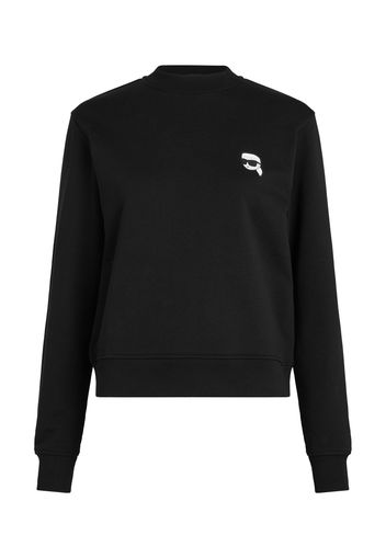 Karl Lagerfeld Felpa 'Ikonik 2.0'  nero / bianco