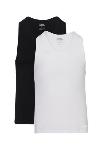 Karl Lagerfeld Maglietta intima  nero / bianco