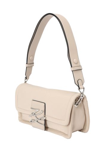 Karl Lagerfeld Borsa a spalla  beige / argento