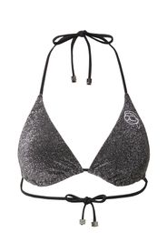 Karl Lagerfeld Top per bikini  nero / argento