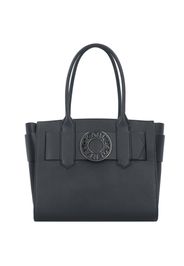 Karl Lagerfeld Borsa a mano 'Disk'  nero / argento