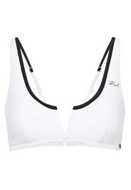 Karl Lagerfeld Top per bikini  nero / bianco