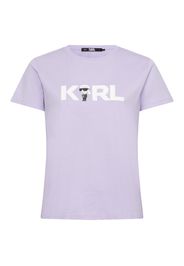 Karl Lagerfeld Maglietta ' Ikonik 2.0 '  lavanda / bianco