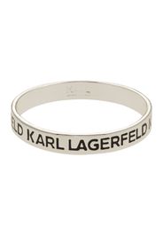 Karl Lagerfeld Braccialetto  nero / argento
