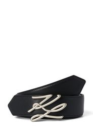Karl Lagerfeld Cintura  nero / argento