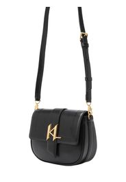 Karl Lagerfeld Borsa a tracolla 'Saddle'  oro / nero