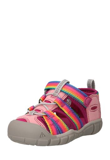 KEEN Sandalo 'SEACAMP II'  marino / giallo / fucsia / rosso chiaro