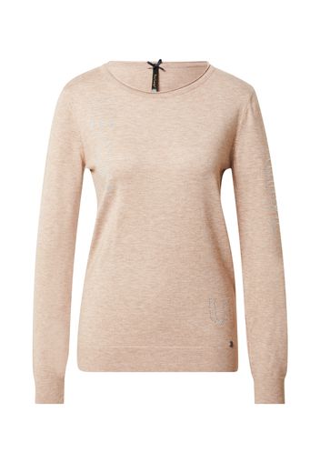 Key Largo Pullover 'NEVER'  beige sfumato