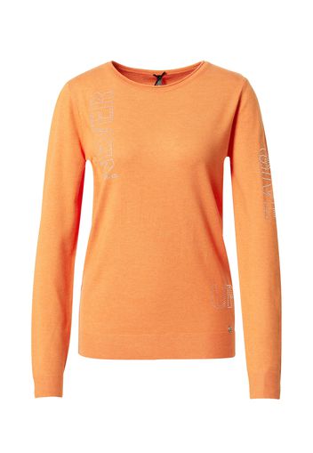 Key Largo Pullover 'NEVER'  arancione / argento