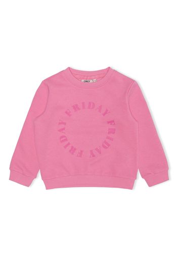 KIDS MINI GIRL Pullover 'WEEKDAY'  magenta / rosa chiaro