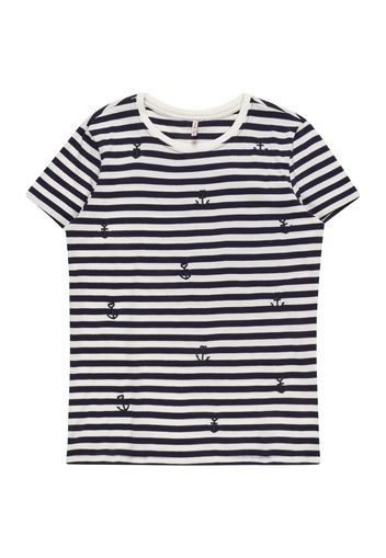 KIDS ONLY Maglietta 'Kita'  bianco / navy