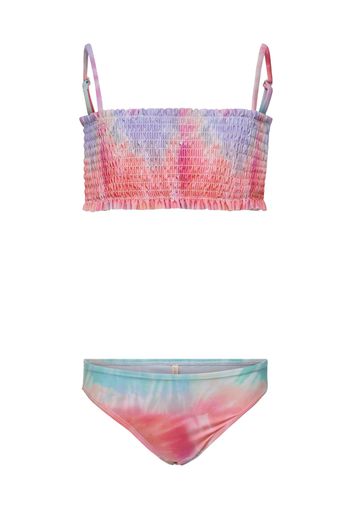 KIDS ONLY Bikini 'Caroline'  turchese / rosa neon / lilla chiaro / lilla scuro / grigio chiaro