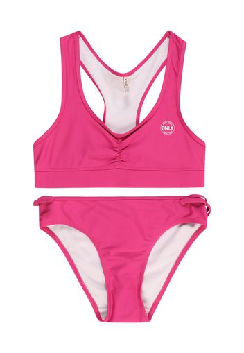 KIDS ONLY Bikini 'MARIE'  fucsia / bianco