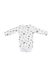 Kids Up Tutina / body per bambino 'Jungle'  acqua / marrone / grigio / nero / offwhite