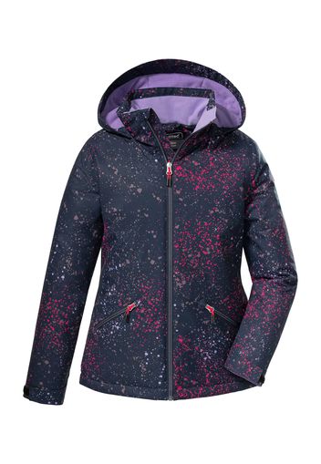 KILLTEC Giacca per outdoor  navy / lilla pastello / rosa neon / talpa