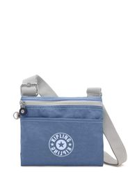 KIPLING Borsa a tracolla 'GIB'  blu / grigio chiaro / bianco