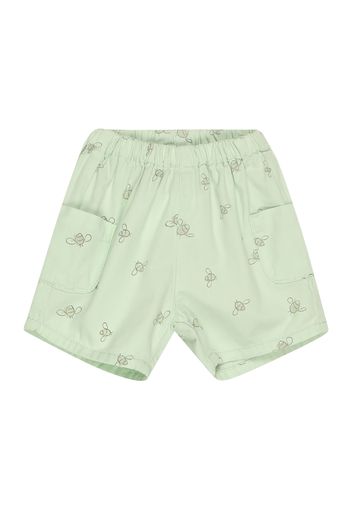 KNOT Pantaloni  verde pastello / nero / beige scuro