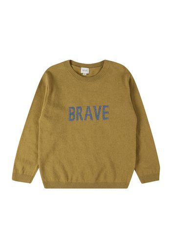 KNOT Pullover 'Brave'  blu colomba / canna